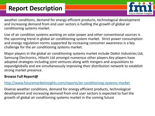 Air Conditioning Systems Market