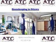 Housekeeping Ottawa