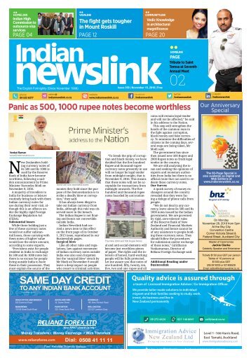 Indian Newslink Nov 15, 2016 Digital Edition
