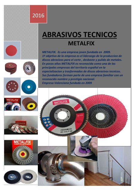 METALFIX _ABRASIVOS TECNICOS 2016