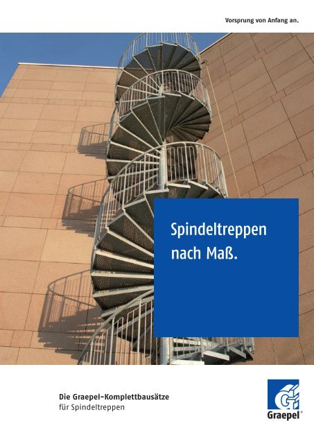 Graepel Broschüre Spindeltreppen