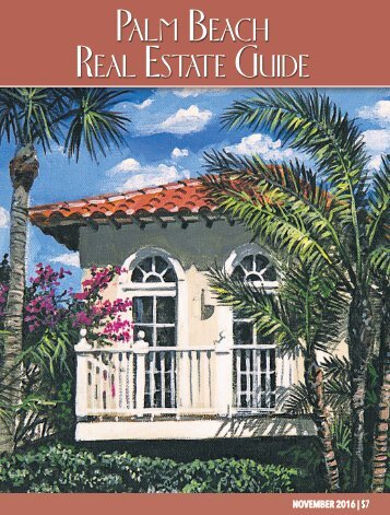 Palm Beach Real Estate Guide November 2016