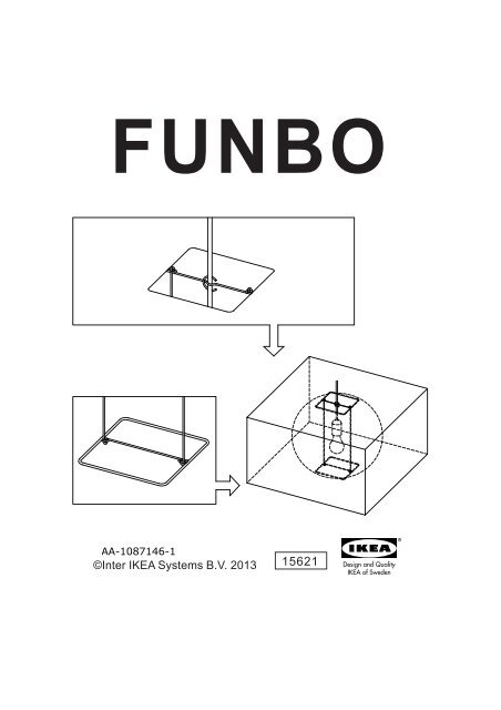 Ikea FUNBO paralume per lampada a sospensione - 60290271 - Istruzioni di  montaggio