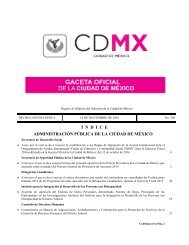 Í N D I C E ADMINISTRACIÓN PÚBLICA DE LA CIUDAD DE MÉXICO