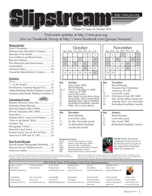 Slipstream - October 2015