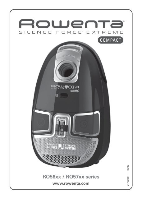 Rowenta SILENCE FORCE EXTREME COMPACT RO5729 - SILENCE FORCE EXTREME COMPACT RO5729 &#54620;&#44397;&#51032; (Korean)