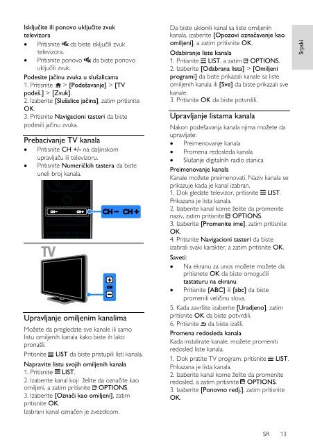 Philips 4000 series T&eacute;l&eacute;viseur LED Smart TV - Mode d&rsquo;emploi - SRP