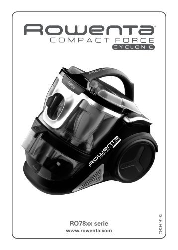 Rowenta COMPACT FORCE CYCLONIC RO7853 - COMPACT FORCE CYCLONIC RO7853 Ð ÑÑÑÐºÐ¸Ð¹ (Russian)