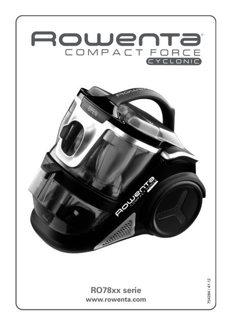 Rowenta COMPACT FORCE CYCLONIC RO7853 - COMPACT FORCE CYCLONIC RO7853 Русский (Russian)