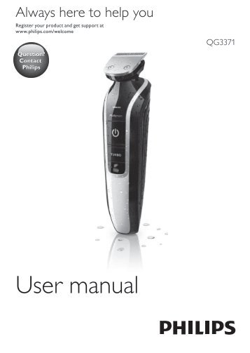 Philips Multigroom series 5000 8-in-1-Bart- und Haarschneider - Mode dâemploi - ITA