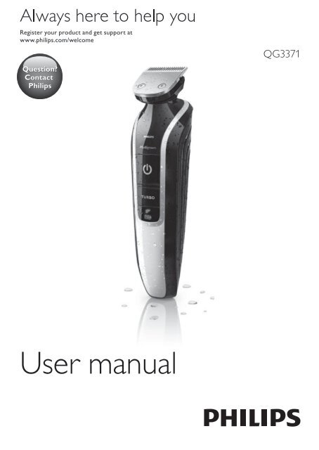 Philips Multigroom series 5000 8-in-1-Bart- und Haarschneider - Mode d&rsquo;emploi - SWE