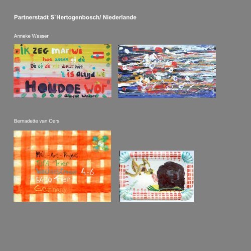 Willkommen im Mail-Art Online-Katalog (Teil 3 von 4 ... - Tufa Trier