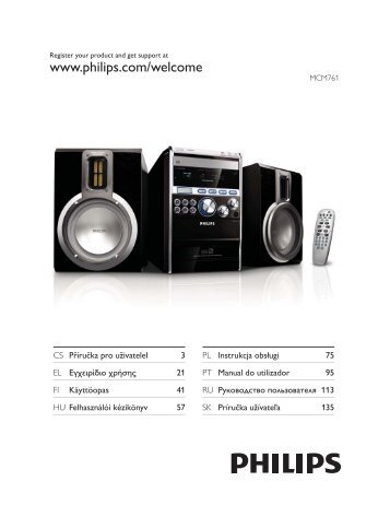 Philips MicrochaÃ®ne hi-fi classique - Mode dâemploi - POL