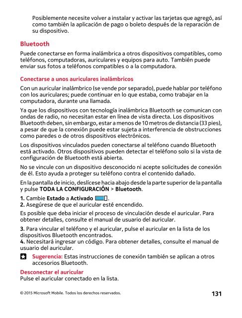 Nokia Lumia Icon - Lumia Icon manuale d'istruzione