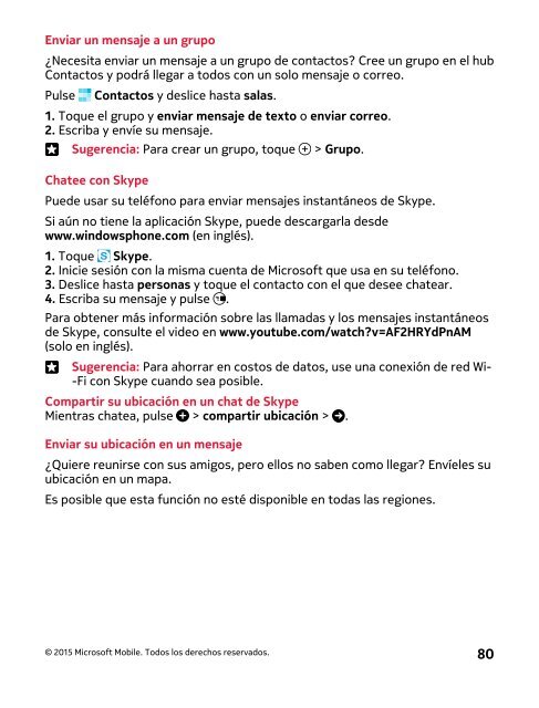 Nokia Lumia Icon - Lumia Icon manuale d'istruzione