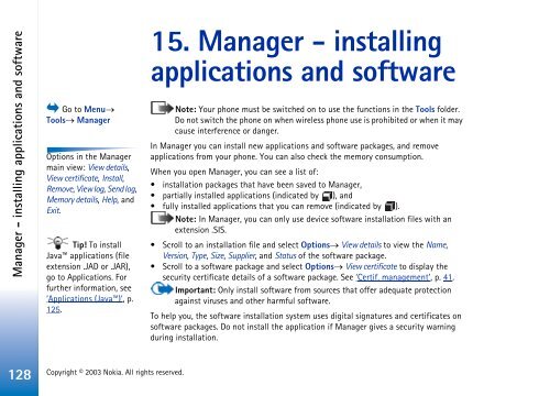 Nokia 3660 - Nokia 3660 manuale d'istruzione