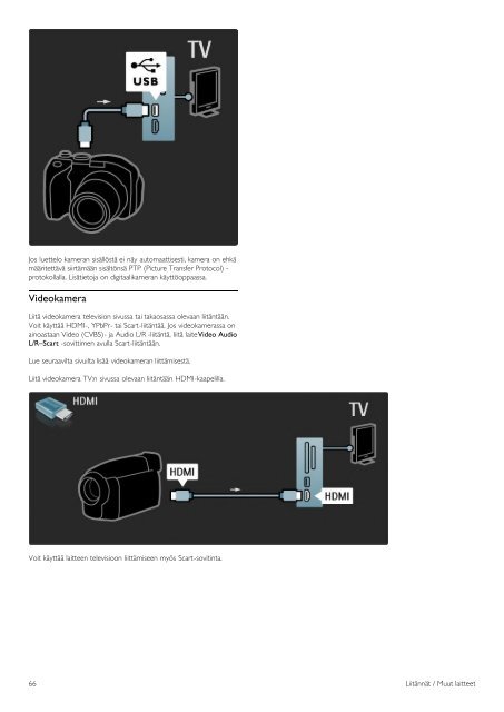 Philips T&eacute;l&eacute;viseur LED - Mode d&rsquo;emploi - FIN