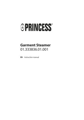 Princess Ferro da stiro a vapore - 333836 - 333836_Manual.pdf