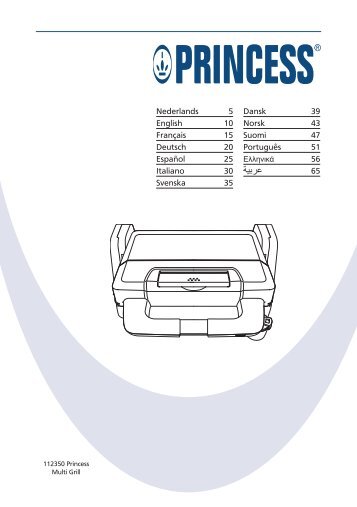 Princess Multi Grill - 112350 - 112350_Manual.pdf