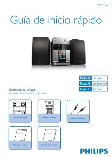 Philips MicrochaÃ®ne classique - Guide de mise en route - ESP