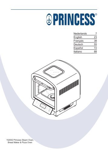 Princess Steam Oven,Bread Maker&Pizza Oven - 152002 - 152002_Manual.pdf