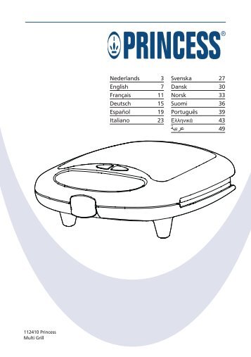 Princess Multi Grill - 112410 - 112410_Manual.pdf