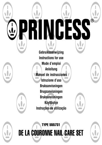 Princess Style Nail Care Set - 555731 - 555731_Manual.pdf