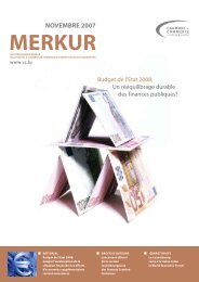 Merkur 09/2007 - Chambre de Commerce