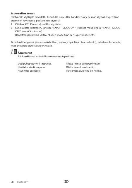 Toyota Bluetooth UIM English Danish Finnish Norwegian Swedish - PZ420-00295-NE - Bluetooth UIM English Danish Finnish Norwegian Swedish - Manuale d'Istruzioni