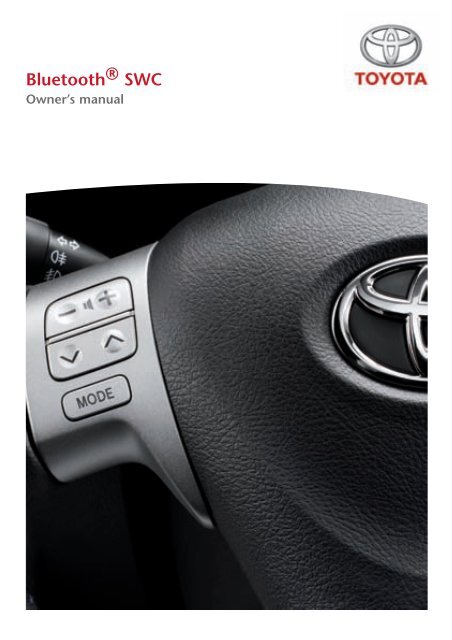 Toyota Bluetooth SWC English - PZ420-00296-EN - Bluetooth SWC English - Manuale d'Istruzioni
