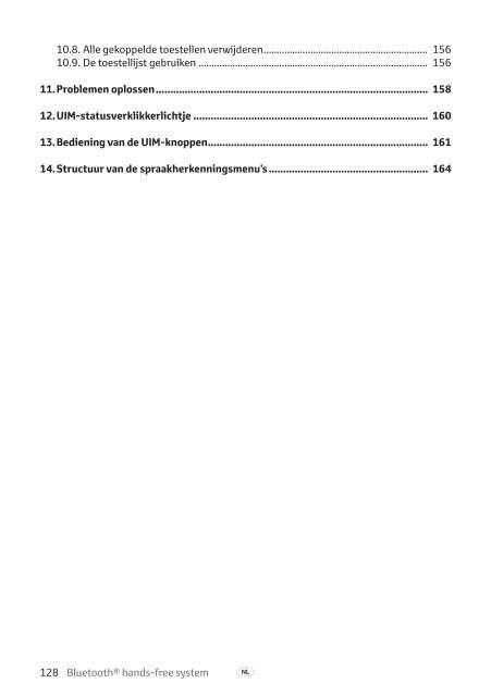 Toyota Bluetooth hands - PZ420-I0290-ME - Bluetooth hands-free system (English French German Dutch Italian) - Manuale d'Istruzioni