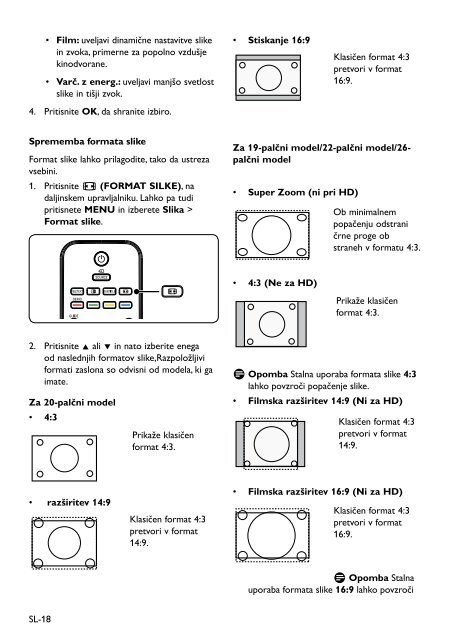 Philips TV LCD - Mode d&rsquo;emploi - SLV