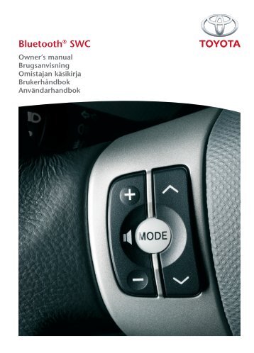 Toyota Bluetooth SWC English Danish Finnish Norwegian Swedish - PZ420-00291-NE - Bluetooth SWC English Danish Finnish Norwegian Swedish - Manuale d'Istruzioni