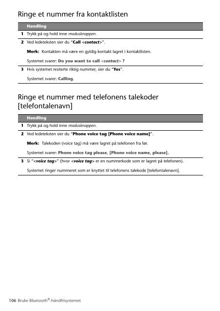 Toyota Bluetooth SWC English Danish Finnish Norwegian Swedish - PZ420-00291-NE - Bluetooth SWC English Danish Finnish Norwegian Swedish - Manuale d'Istruzioni