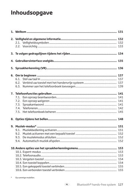 Toyota Bluetooth hands - PZ420-I0291-ME - Bluetooth hands-free system (Dutch, English, French, German, Italian) - Manuale d'Istruzioni