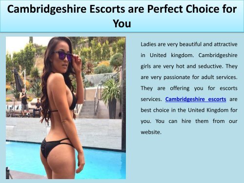 Cambridgeshire Escorts are Perfect Choice for You
