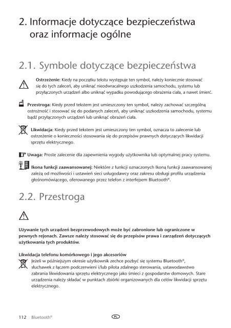 Toyota Bluetooth UIM English Czech Hungarian Polish Russian - PZ420-00295-EE - Bluetooth UIM English Czech Hungarian Polish Russian - Manuale d'Istruzioni