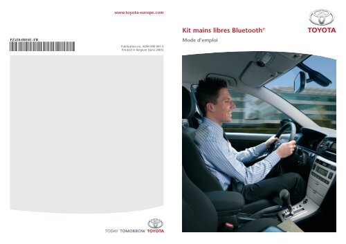Toyota Bluetooth UIM French - PZ420-0B10U-FR - Bluetooth UIM French - Manuale d'Istruzioni