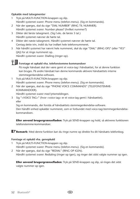 Toyota Bluetooth UIM English Danish Finnish Norwegian Swedish - PZ420-00292-NE - Bluetooth UIM English Danish Finnish Norwegian Swedish - Manuale d'Istruzioni