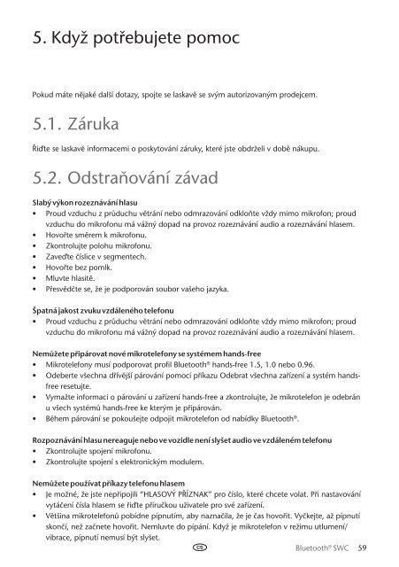 Toyota Bluetooth SWC English Czech Hungarian Polish Russian - PZ420-00293-EE - Bluetooth SWC English Czech Hungarian Polish Russian - Manuale d'Istruzioni