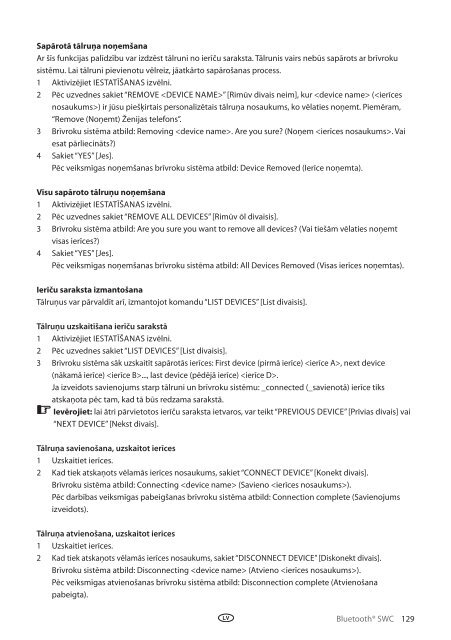 Toyota Bluetooth SWC English Russian Lithuanian Latvian Estonian - PZ420-00296-BE - Bluetooth SWC English Russian Lithuanian Latvian Estonian - Manuale d'Istruzioni