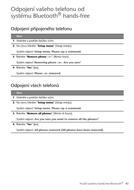 Toyota Bluetooth SWC English Czech Hungarian Polish - PZ420-00291-EE - Bluetooth SWC English Czech Hungarian Polish - Manuale d'Istruzioni