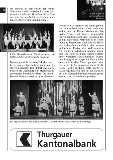 Die Jahres- versammlungen 2011 - Turnverein Berlingen