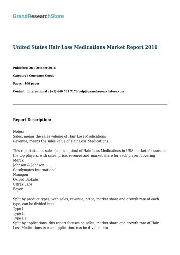 united-states-hair-loss-medications-market-report-2016