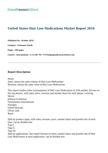 united-states-hair-loss-medications-market-report-2016