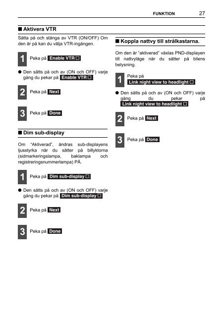 Toyota TNS410 - PZ420-E0333-SV - TNS410 - Manuale d'Istruzioni