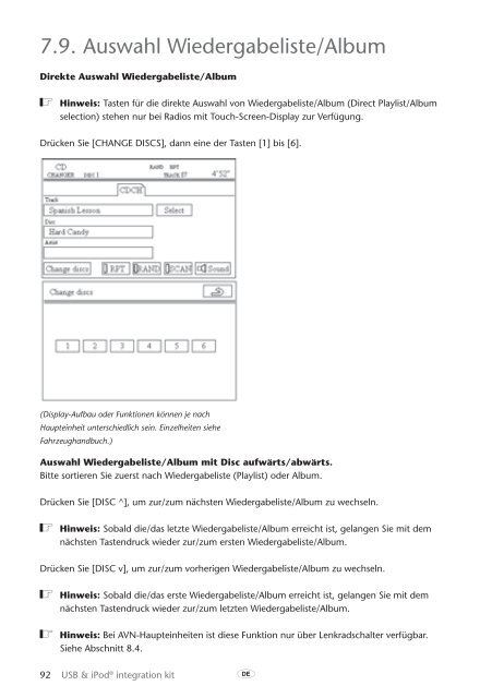 Toyota USB &amp;amp; iPod interface kit - PZ473-00266-00 - USB &amp; iPod interface kit (English, French, German, Dutch, Italian) - Manuale d'Istruzioni