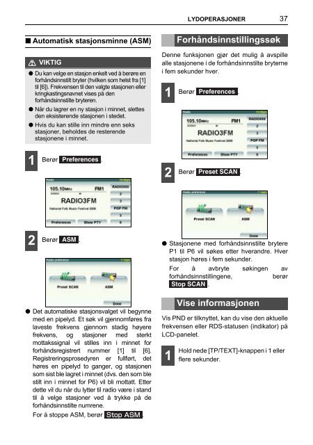 Toyota TNS410 - PZ420-E0333-NO - TNS410 - Manuale d'Istruzioni