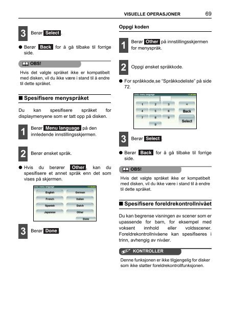 Toyota TNS410 - PZ420-E0333-NO - TNS410 - Manuale d'Istruzioni