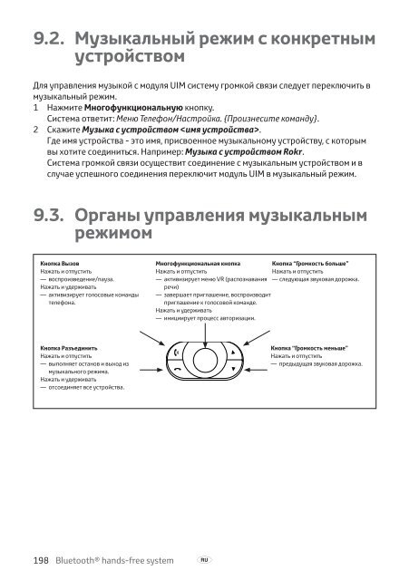 Toyota Bluetooth hands - PZ420-I0290-EE - Bluetooth hands-free system (English Czech Hungarian Polish Russian) - Manuale d'Istruzioni